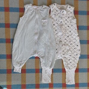2 Teal Bee sleep suits - Dreamsuit TOG 1.5 size 3T-4T